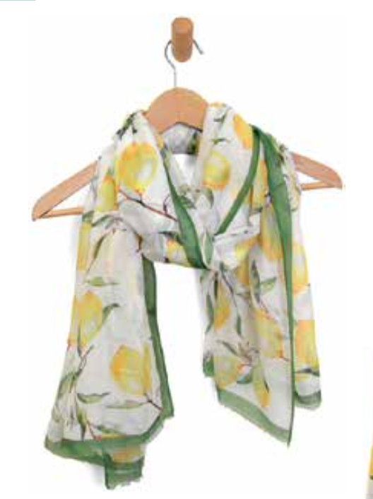 Yellow Lemon Grove Scarf
