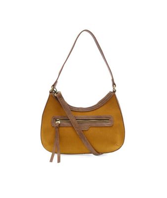Corduroy Hallie Hobo Dijon