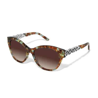 Interlok Braid Blue Havana Sunglasses