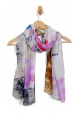 Neutral Soft Tie Dye Scarf