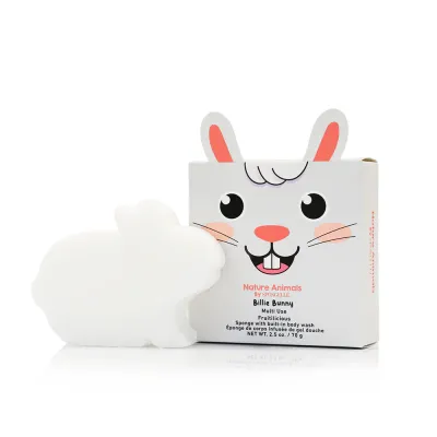 Spongellé® 'Billie Bunny' Body Wash Infused Buffer - Nature Animals