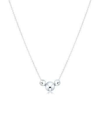 Enewton 16 inch sterling silver Purpose necklace, dainty worry-free wear sterling jewelry
