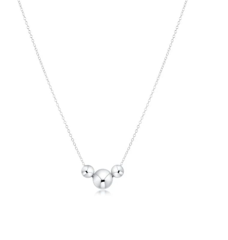 Enewton 16 inch sterling silver Purpose necklace, dainty worry-free wear sterling jewelry
