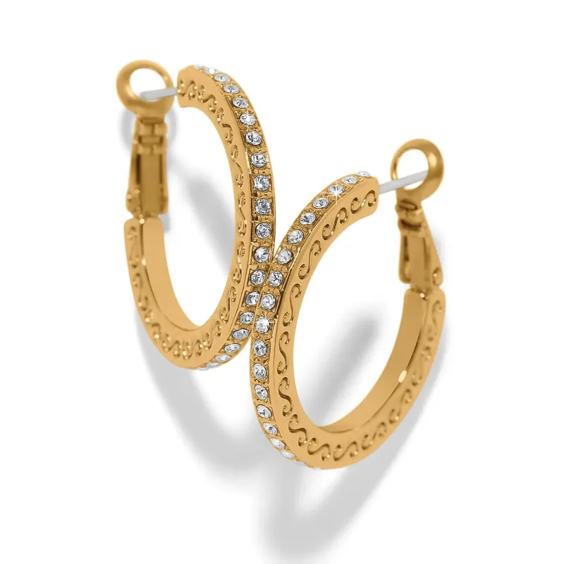 Gold Meridian Thin Small Hoop Earrings