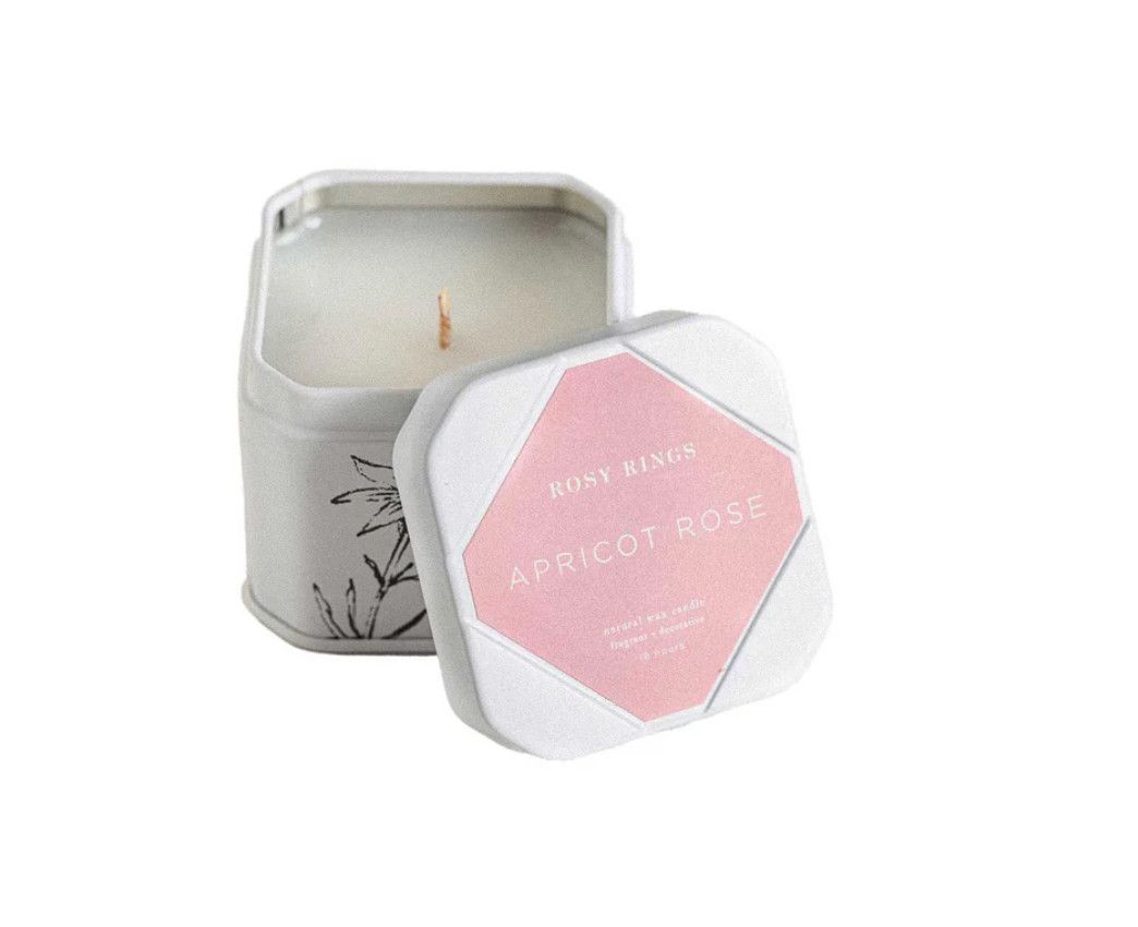 Travel Tin Apricot Rose