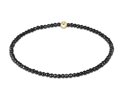 Faceted Hematite 2mm Bracelet