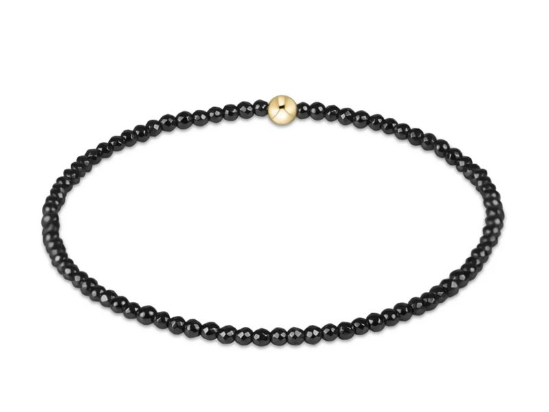 Faceted Hematite 2mm Bracelet