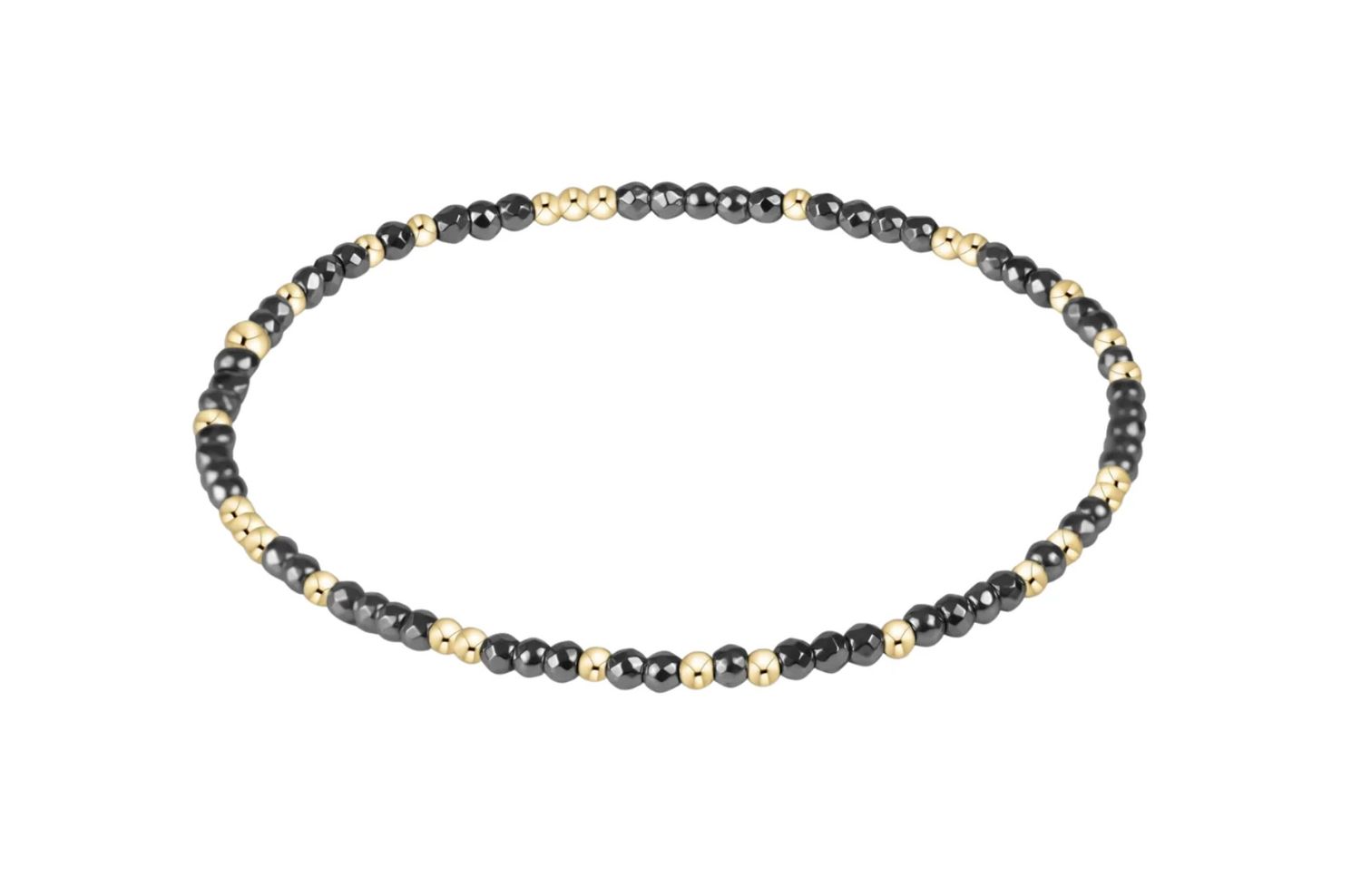 Hope Unwritten Hematite 2mm Bracelet