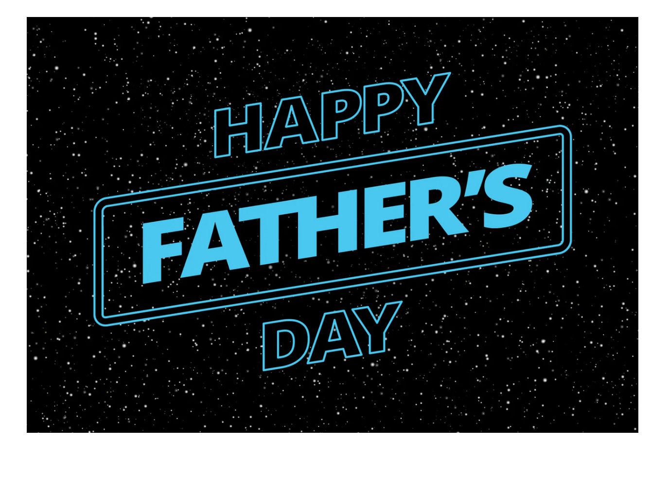 Father's Day Galaxy Father's Day Card