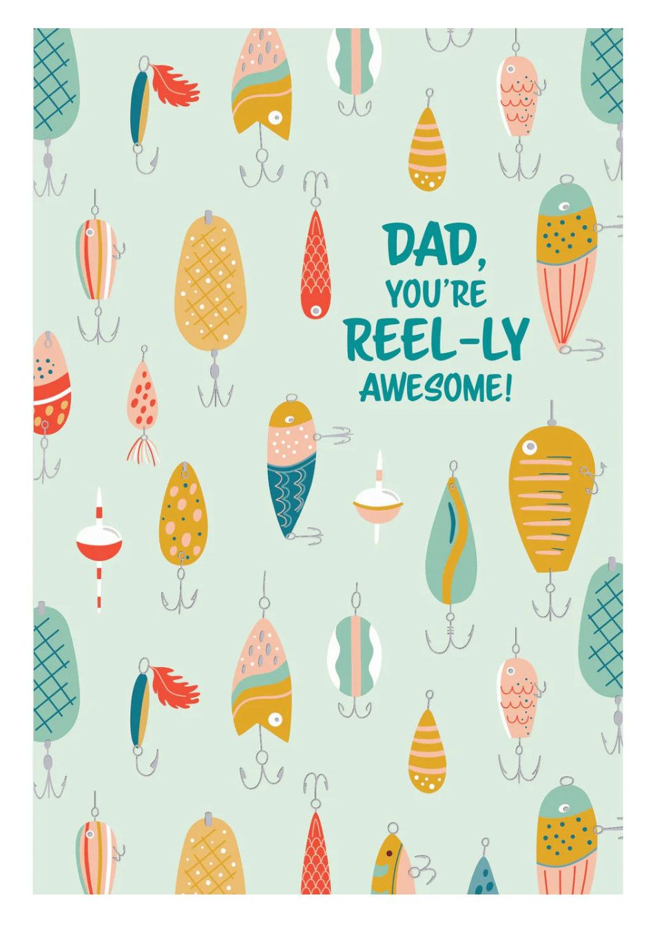 Fishing Lures Father's Day Card