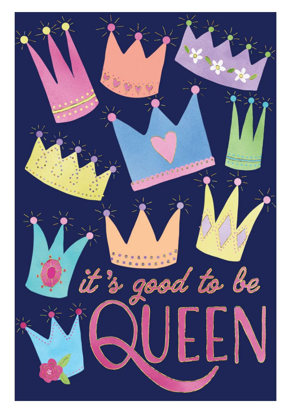 Good To Be Queen Mother's Day Card