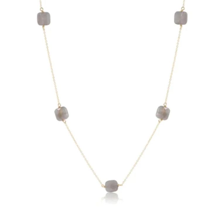 15" Admire Simplicity Choker Labradorite