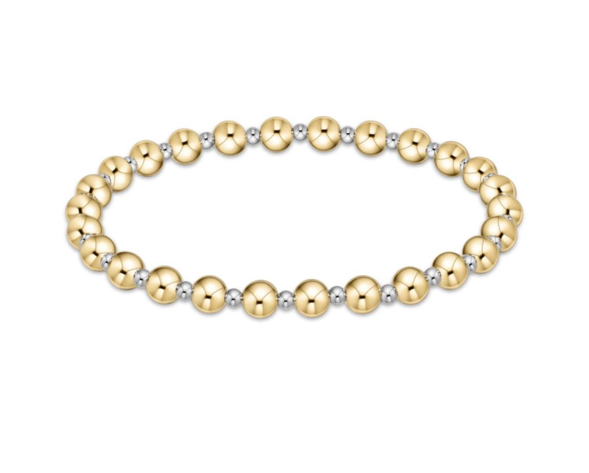 Classic Grateful Mixed Metal Bracelet 5mm