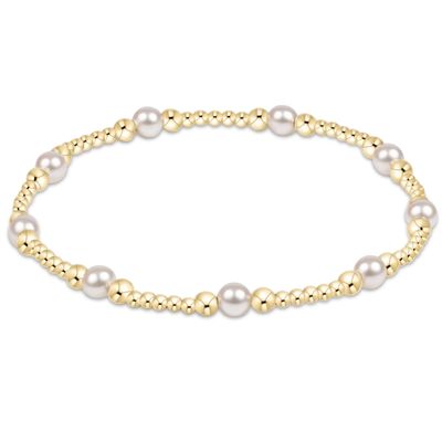 Classic Purpose Pattern 4mm Bead Bracelet
