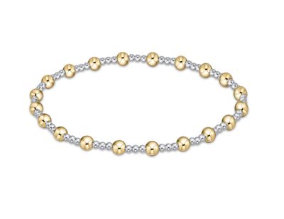 Classic Sincerity Mixed Metal Bracelet 4mm