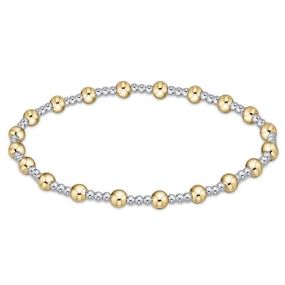 Classic Sincerity Mixed Metal Bracelet 4mm