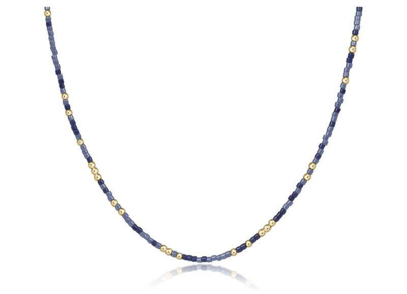 Enewton 15 inch Hope Unwritten blue beaded choker necklace All I Blue Is Win
