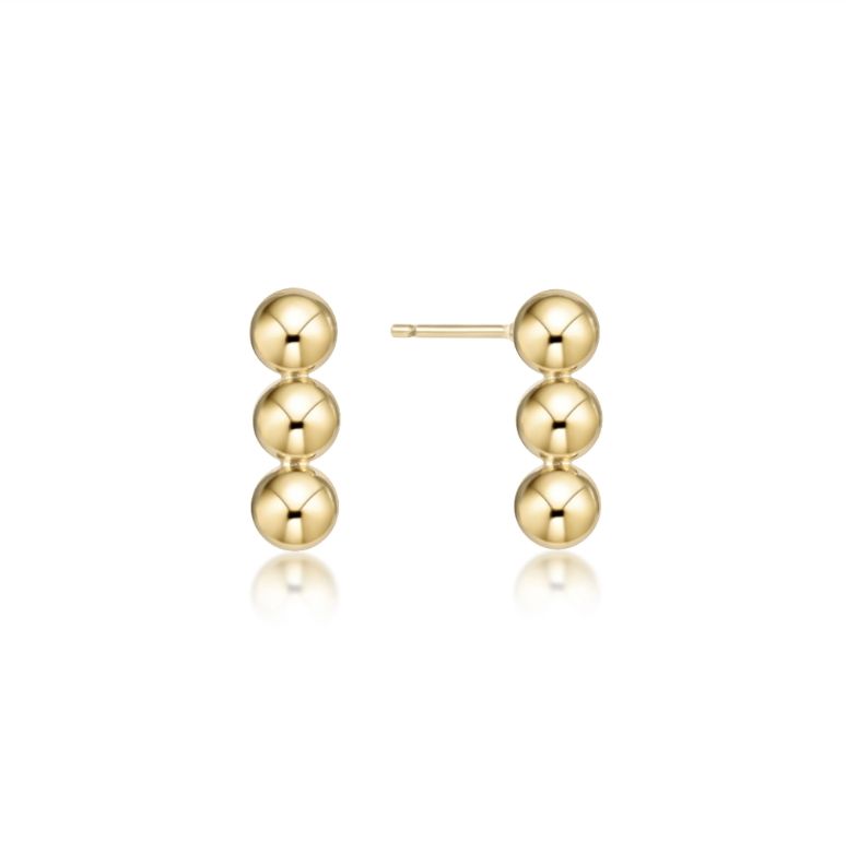 Joy Stud Gold Earrings 6mm