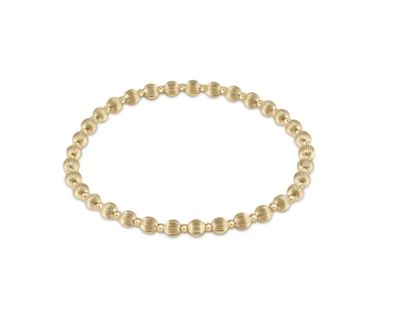 Enewton Dignity Grateful Gold Bead Bracelet 4mm