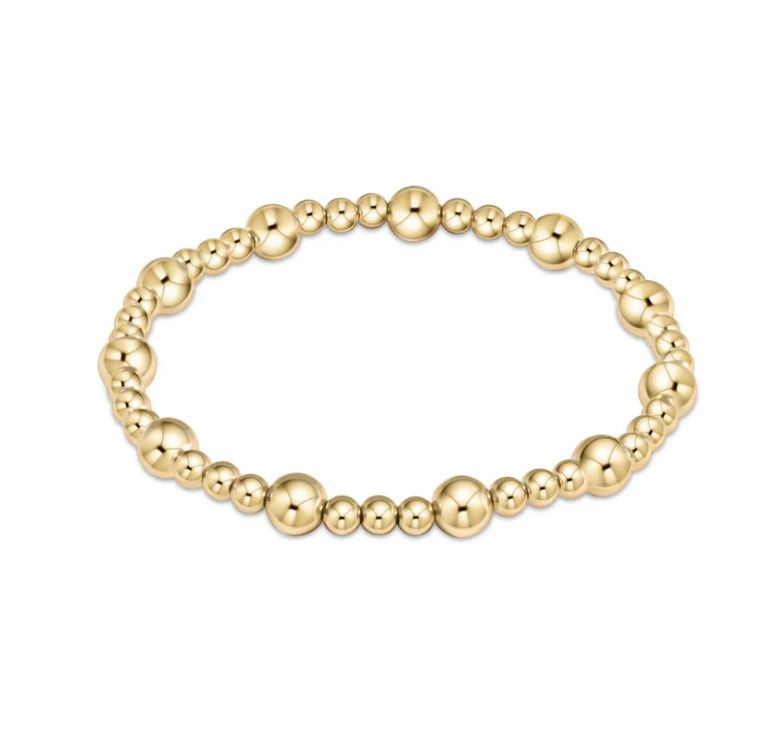 Classic Sincerity Gold Bracelet 6mm