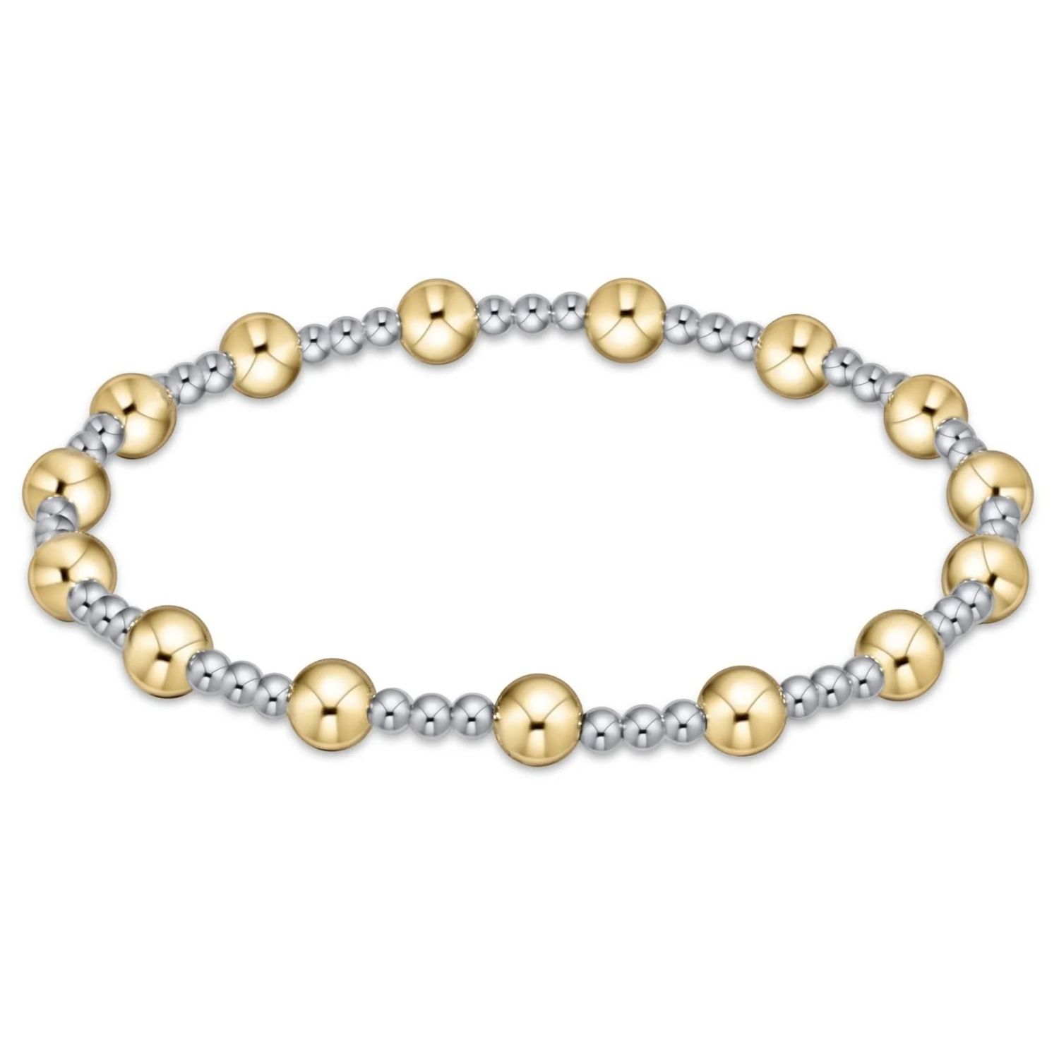 Classic Sincerity Mixed Metal Bracelet 5mm
