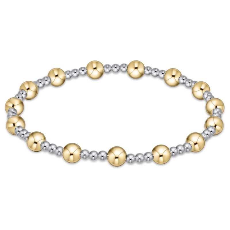 Classic Sincerity Mixed Metal Bracelet 5mm