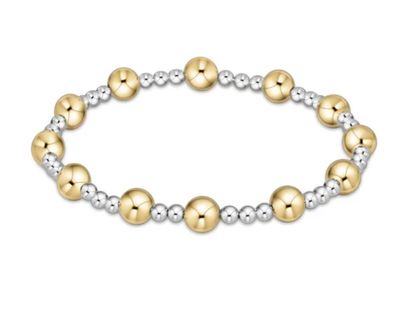 Classic Sincerity Mixed Metal Bracelet 6mm