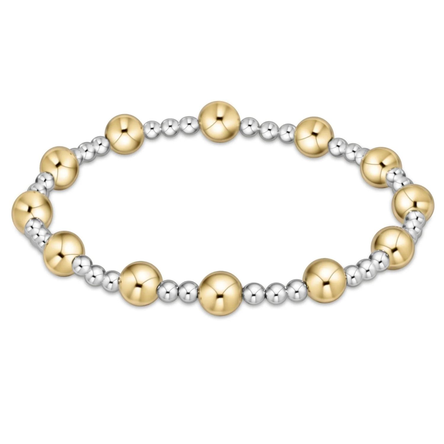Classic Sincerity Mixed Metal Bracelet 6mm