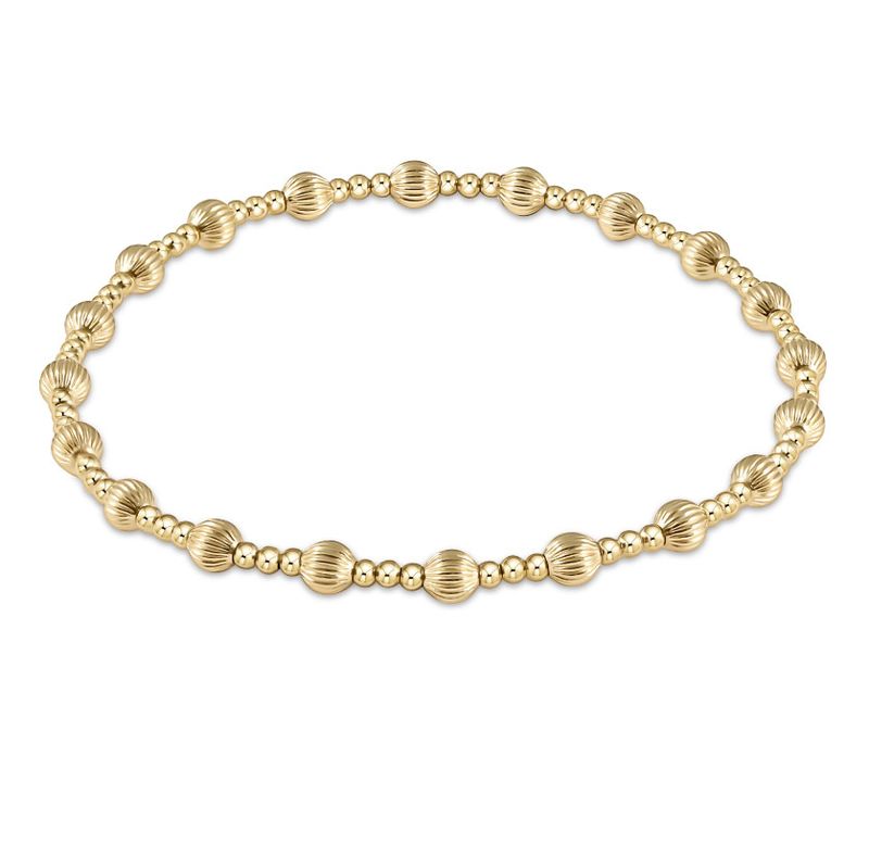 Dignity Sincerity Gold Bracelet 4mm