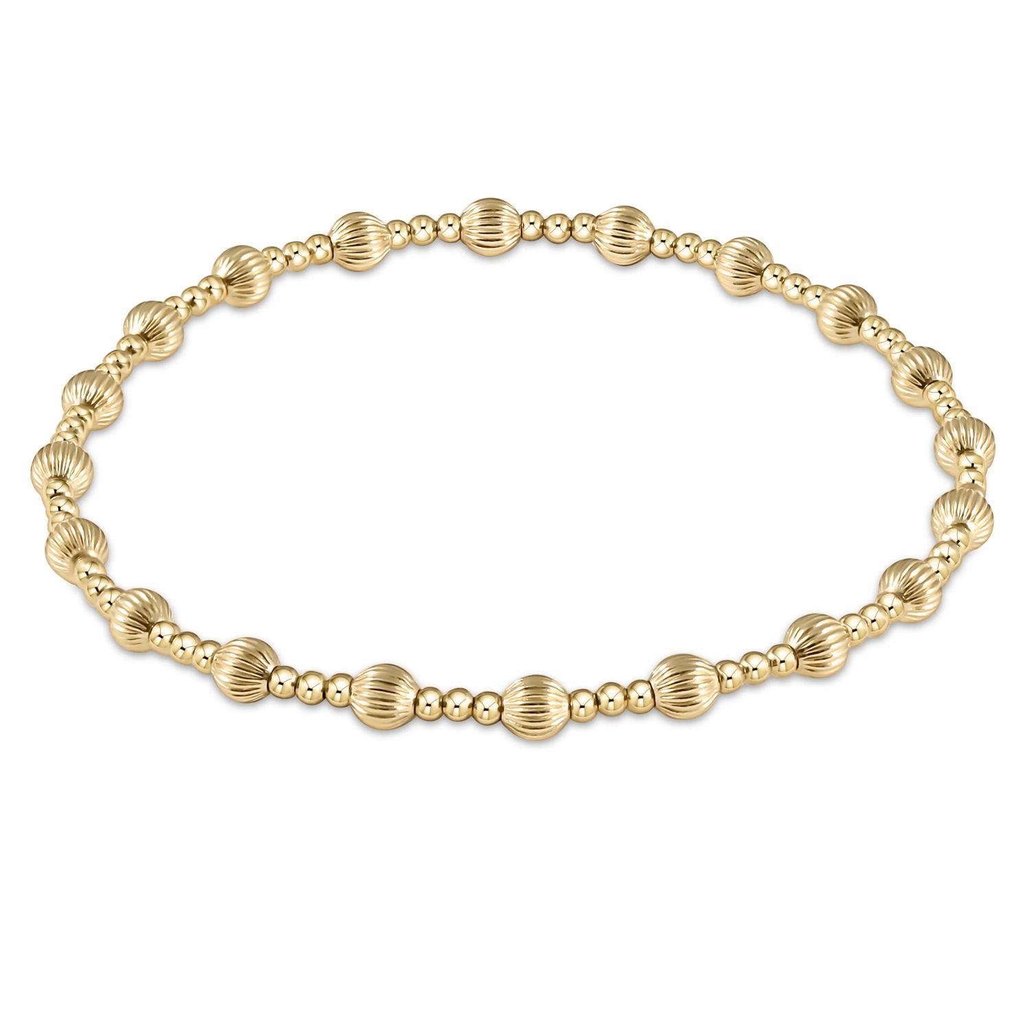 Dignity Sincerity Gold Bracelet 4mm