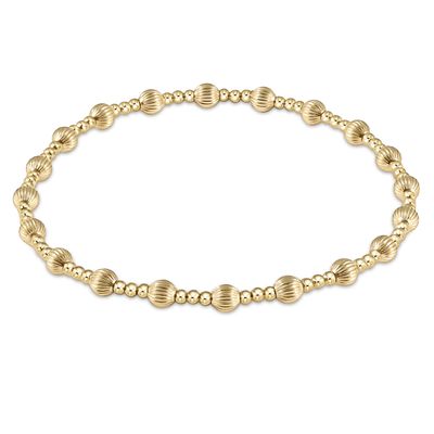 Dignity Sincerity Gold Bracelet 4mm