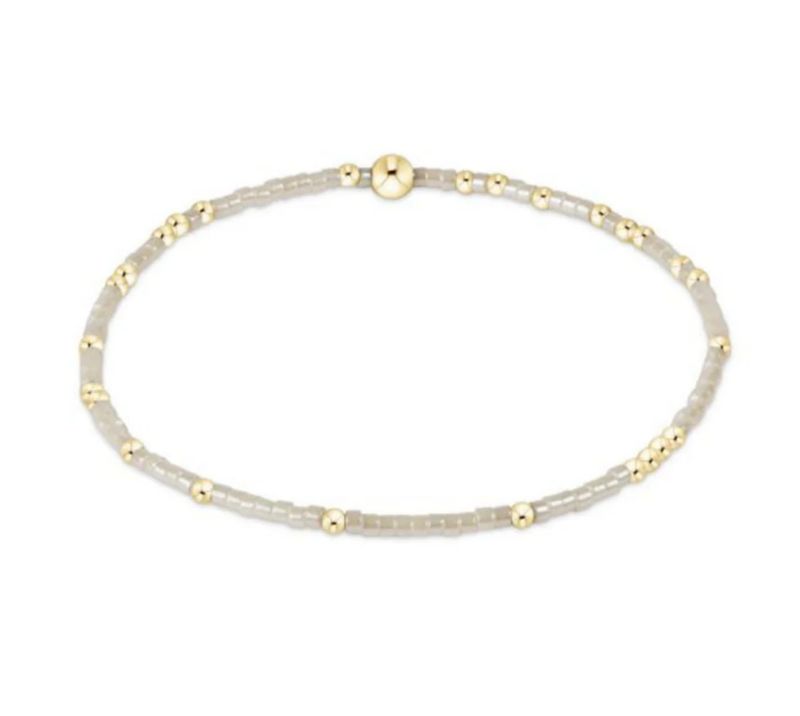 Enewton Extends Hope Unwritten gold beaded bracelet, stackable stretch bracelet for everyday wear
