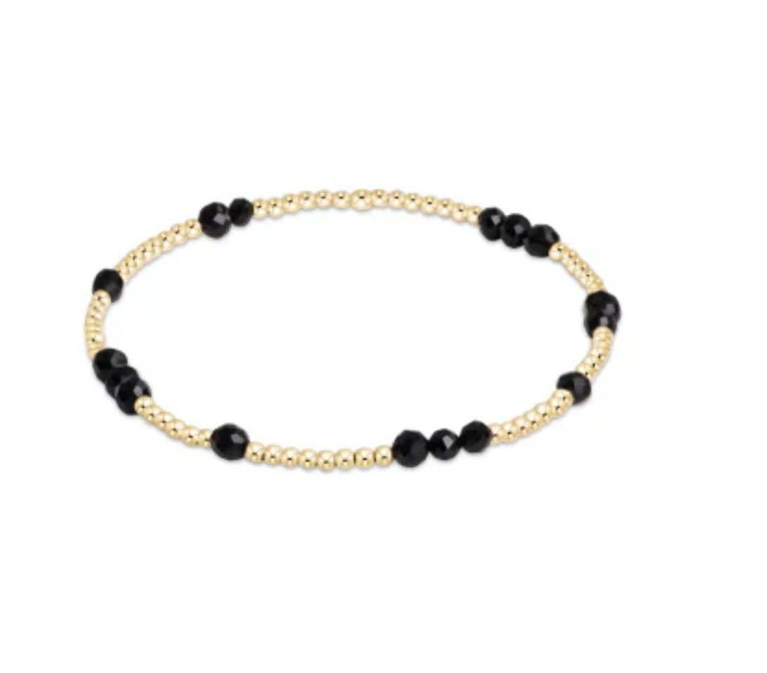 Hope Unwritten Gemstone Bracelets Faceted Onyx