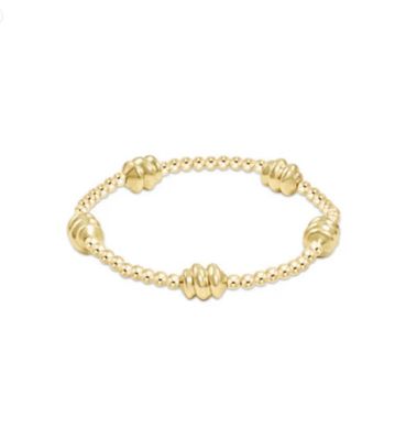 Admire Gold Bead Bracelet 3mm