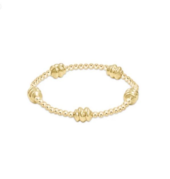 Admire Gold Bead Bracelet 3mm