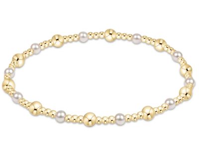 Classic Gold Pearl Sincerity Pattern 4mm