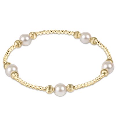 Purpose Pearl 6mm Dignity Gold Bracelet