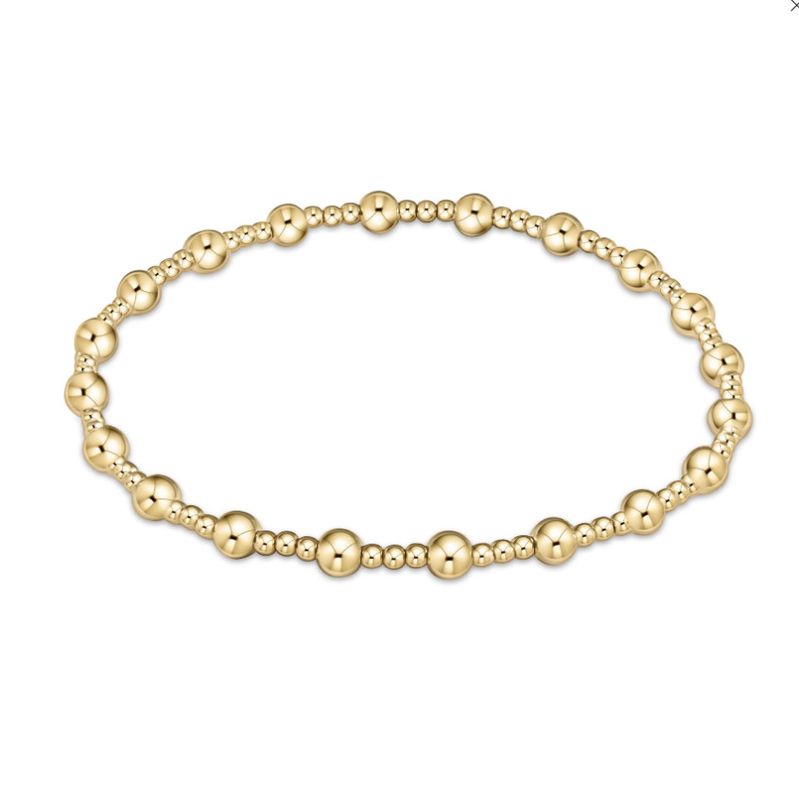 Classic Sincerity Gold Bracelet 4mm