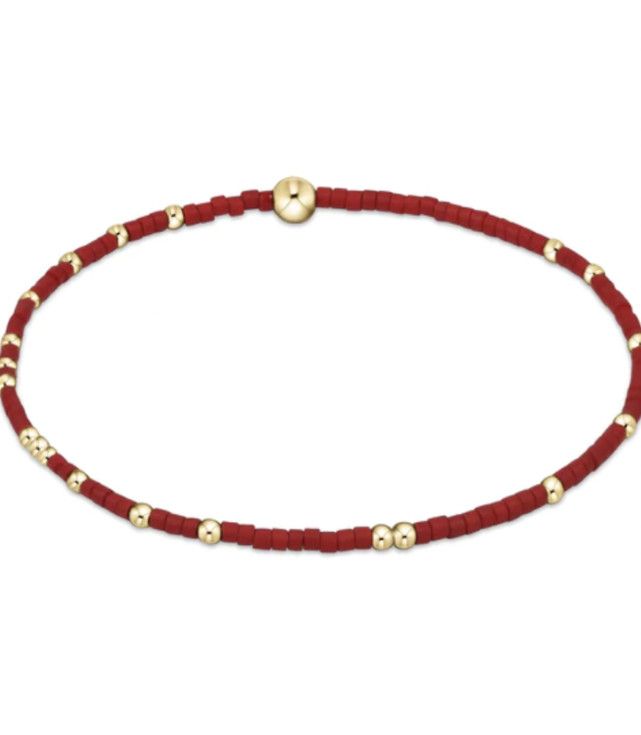 Gameday Hope Unwritten Bracelet Crimson