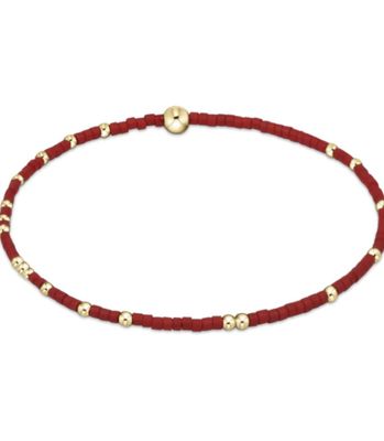 Gameday Hope Unwritten Bracelet Crimson