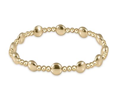 Honesty Sincerity Gold Bracelet 6mm