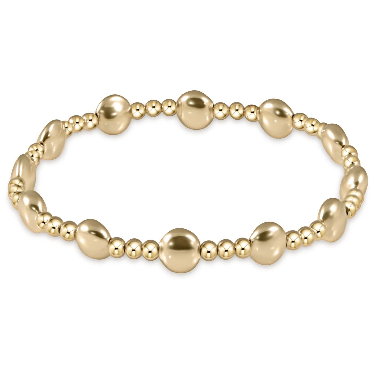 Honesty Sincerity Gold Bracelet 6mm