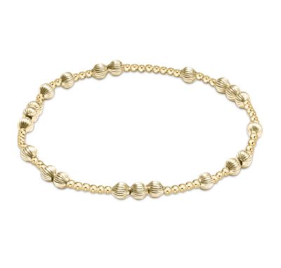 Hope Unwritten Dignity Gold Bracelet 4mm
