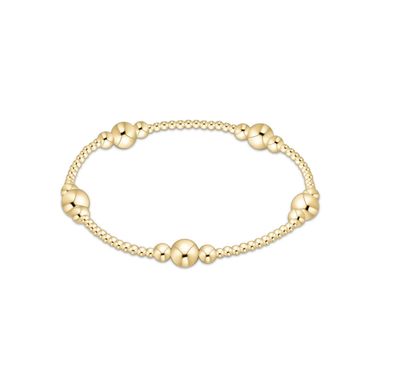Purpose Gold Bead Bracelet 6mm