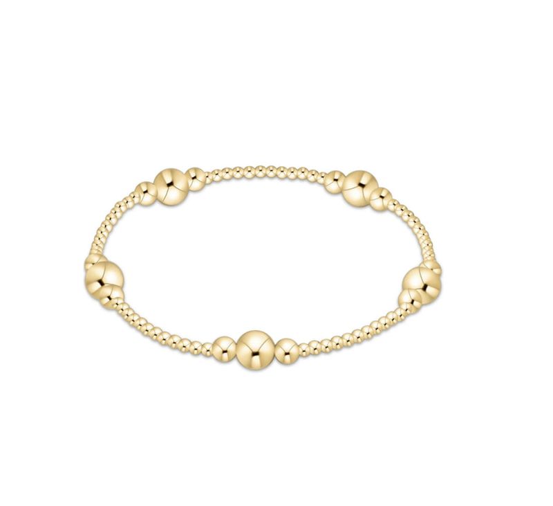 Purpose Gold Bead Bracelet 6mm