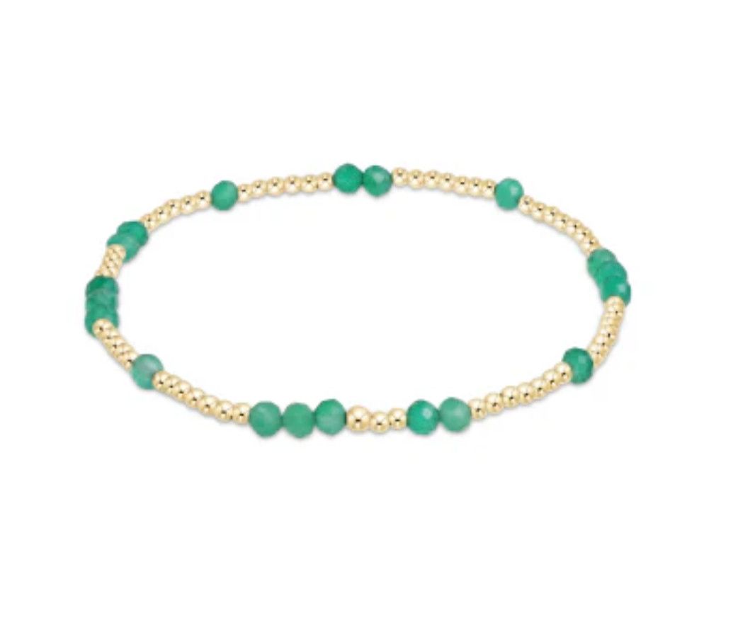 Hope Unwritten Gemstone Bracelets Green Onyx