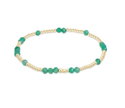 Hope Unwritten Gemstone Bracelets Green Onyx