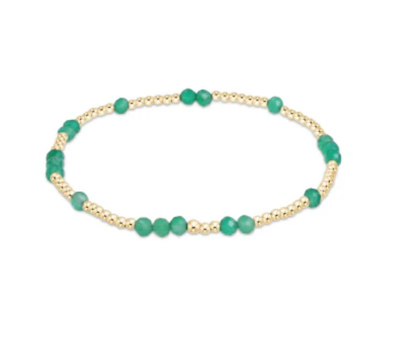 Hope Unwritten Gemstone Bracelets Green Onyx