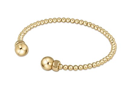 Classic Gold Bead Cuff 3mm
