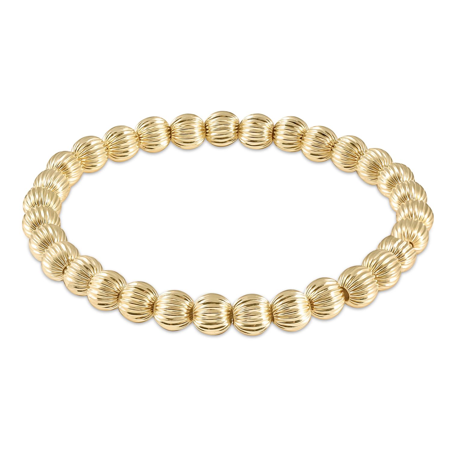 Dignity Gold Bead Bracelet 6mm